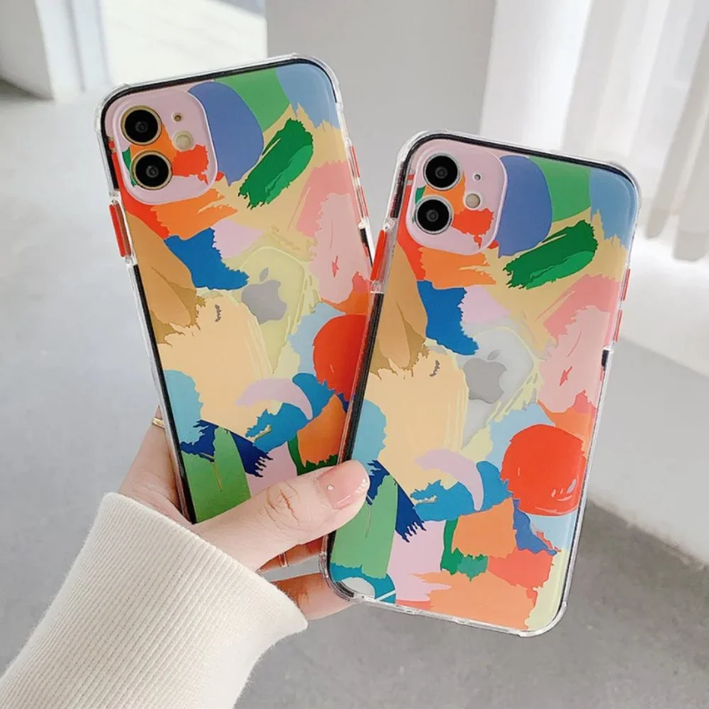 NEW iPhone 12/Pro/Max Graffitit Art Clear Phone Case